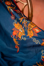 Sabaa - Red Embroidered Luxury Shawl - Buy Online Pakistan