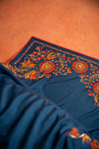 Sabaa - Red Embroidered Luxury Shawl - Buy Online Pakistan