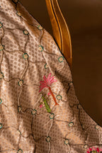 Kalamkaar - Shawl (Green) Detail View - Luxury Pakistani Shawl - shoppingkarado.com