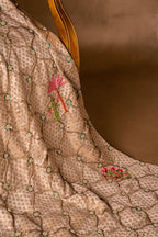 Kalamkaar - Shawl (Green) - Handcrafted Silk Shawl by Vashah - Shopping Karado
