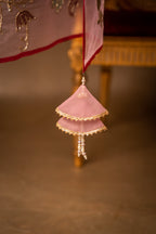 Baraadari Tassels - Handcrafted Luxury Fabric Shawl by Vashah - Shopping Karado