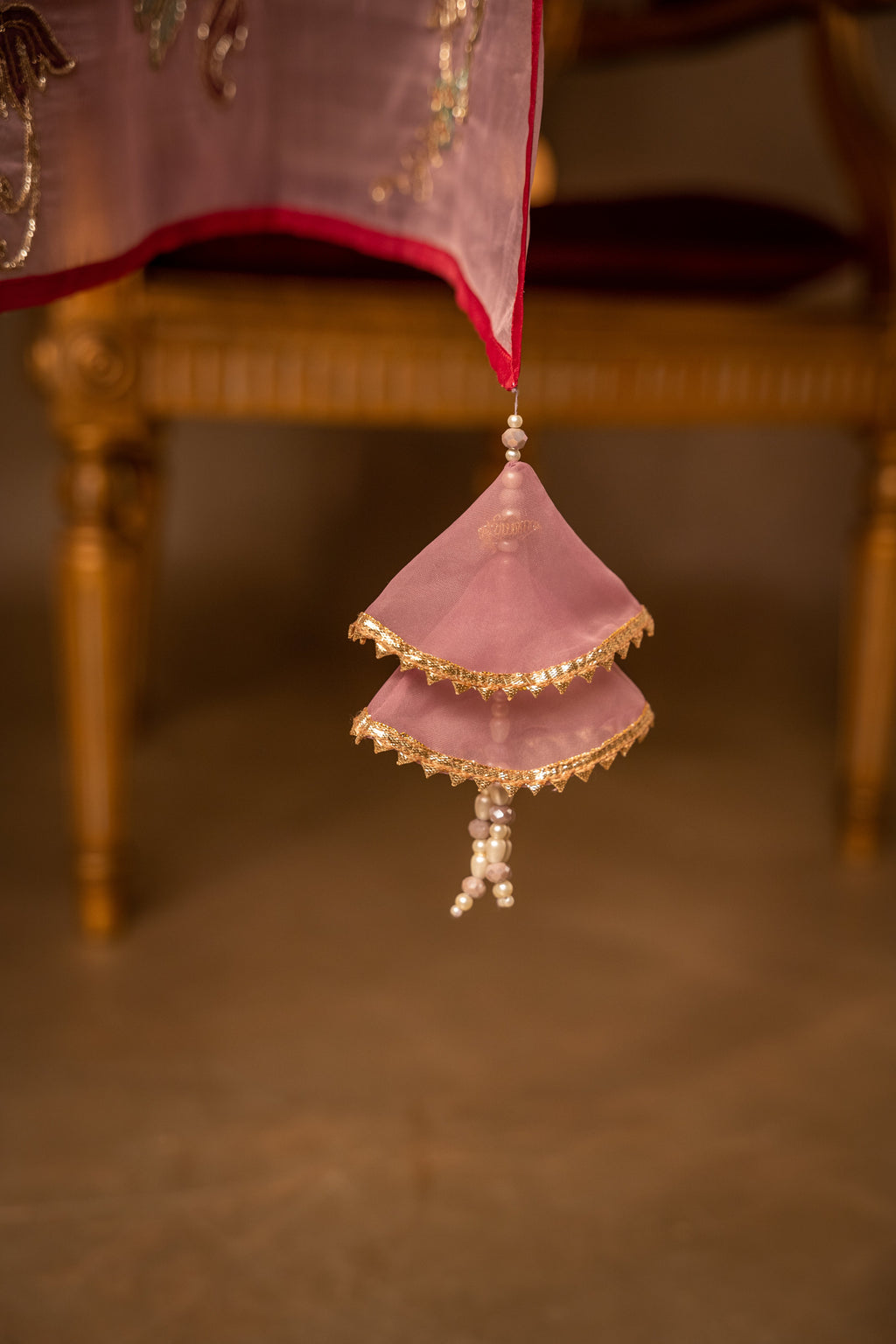 Baraadari Tassels -  Embroidered Luxury Shawl - Buy Online Pakistan