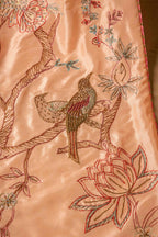 Fakhta - Red Embroidered Luxury Shawl - Buy Online Pakistan