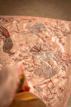 Fakhta - Handcrafted Raw Silk Shawl by Vashah - Shopping Karado