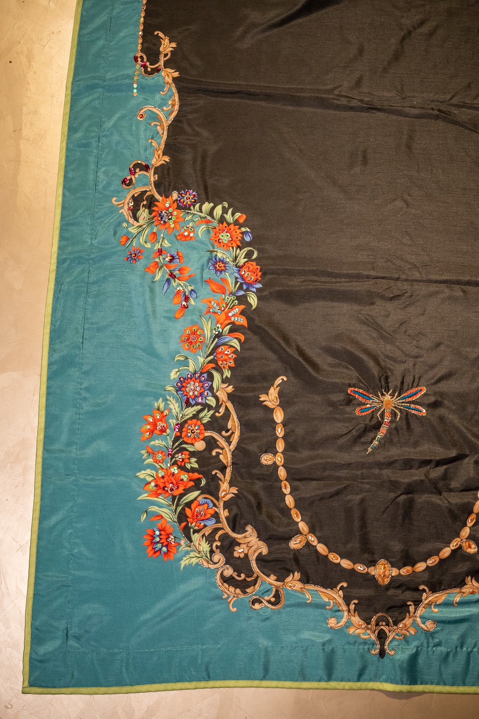 Parwana Shawl - Handcrafted Raw Silk Shawl by Vashah - Shopping Karado