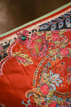Sunehri Mitti - Red Embroidered Luxury Shawl - Buy Online Pakistan