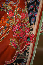Sunehri Mitti - Handcrafted Silk Shawl by Vashah - Shopping Karado