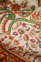 Amaranth Bagh Detail View - Luxury Pakistani Shawl - shoppingkarado.com
