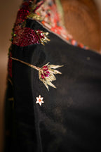 Vashah Shabnam - Hand Embroidered Raw Silk Shawl - Shopping Karado