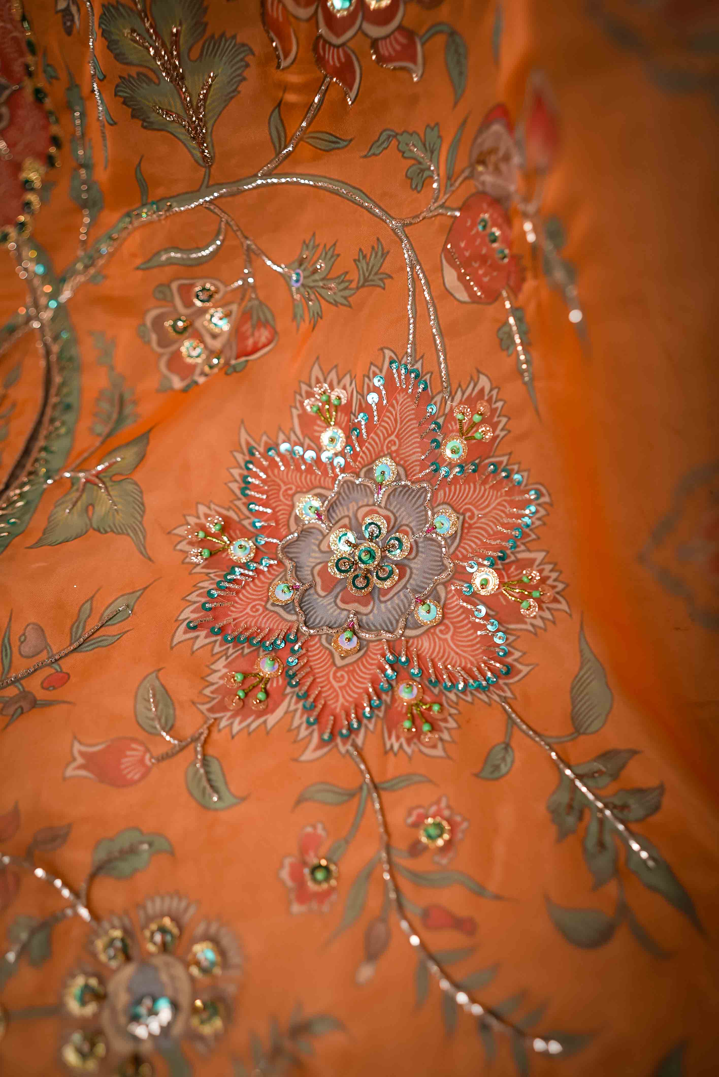Noor e Rohini - Red Embroidered Luxury Shawl - Buy Online Pakistan