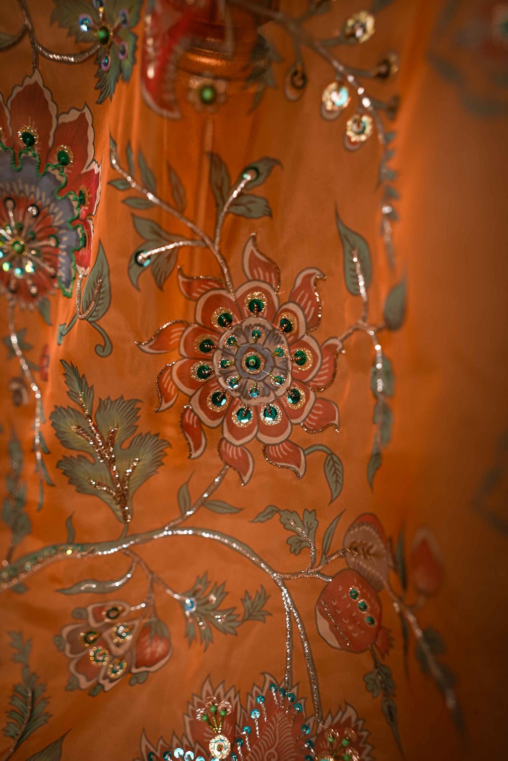 Noor e Rohini Detail View - Luxury Pakistani Shawl - shoppingkarado.com