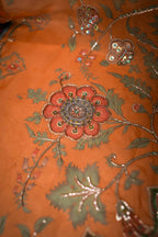 Noor e Rohini - Handcrafted Organza Shawl by Vashah - Shopping Karado