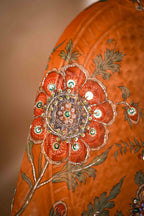 Noor e Rohini - Red Embroidered Luxury Shawl - Buy Online Pakistan