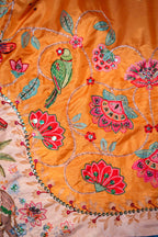 Poshaq Shawl Detail View - Luxury Pakistani Shawl - shoppingkarado.com
