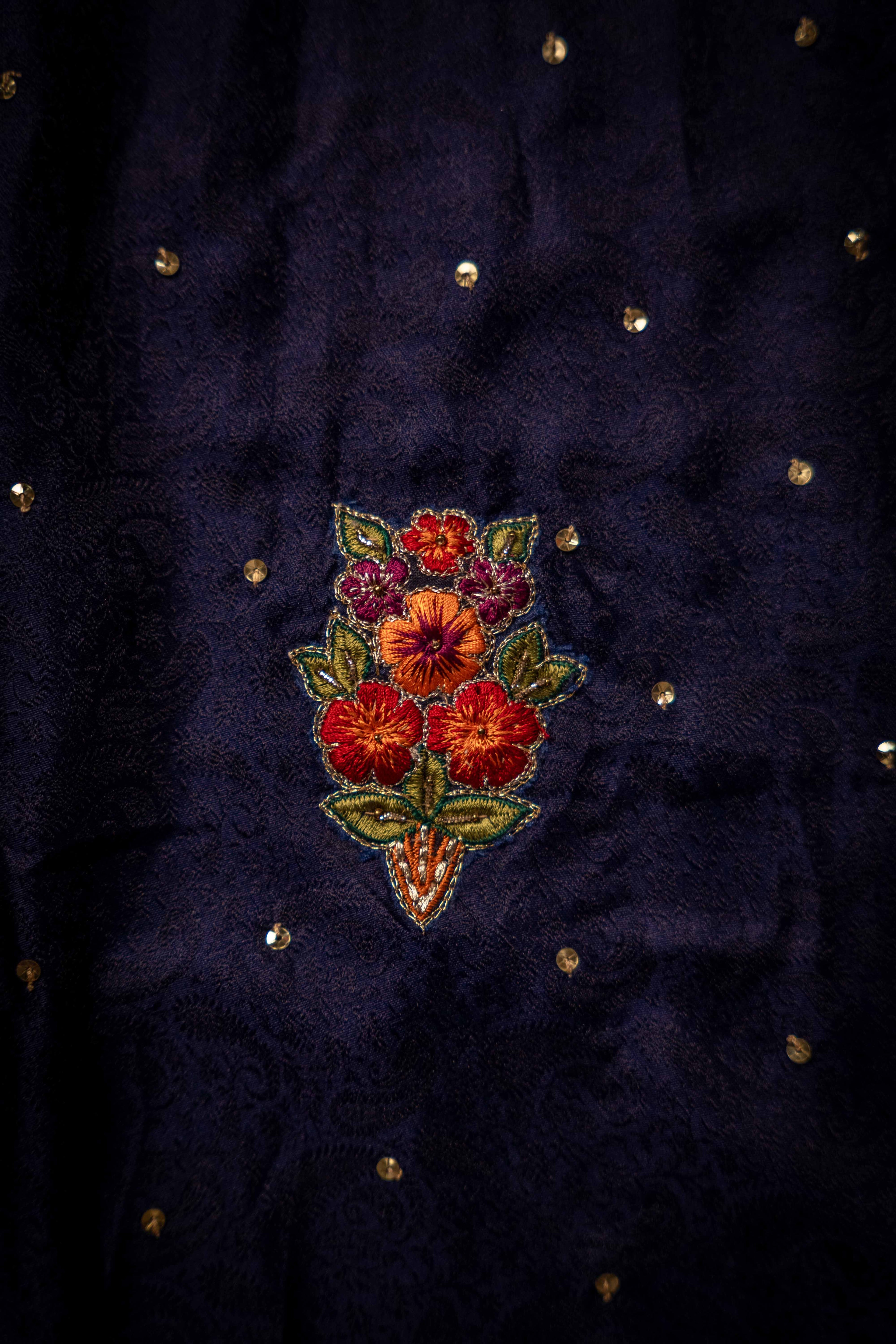 Nafees - Handcrafted Silk Shawl by Vashah - Shopping Karado