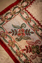 Chandni - Silver Embroidered Luxury Shawl - Buy Online Pakistan