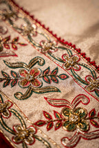 Vashah Chandni - Hand Embroidered Luxury Fabric Shawl - Shopping Karado