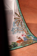 Buy IVORY CANOPY Online - Vashah Handcrafted Shawl - Shopping Karado