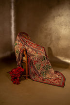 Ibtida Shawl - Handcrafted Raw Silk Shawl by Vashah - Shopping Karado