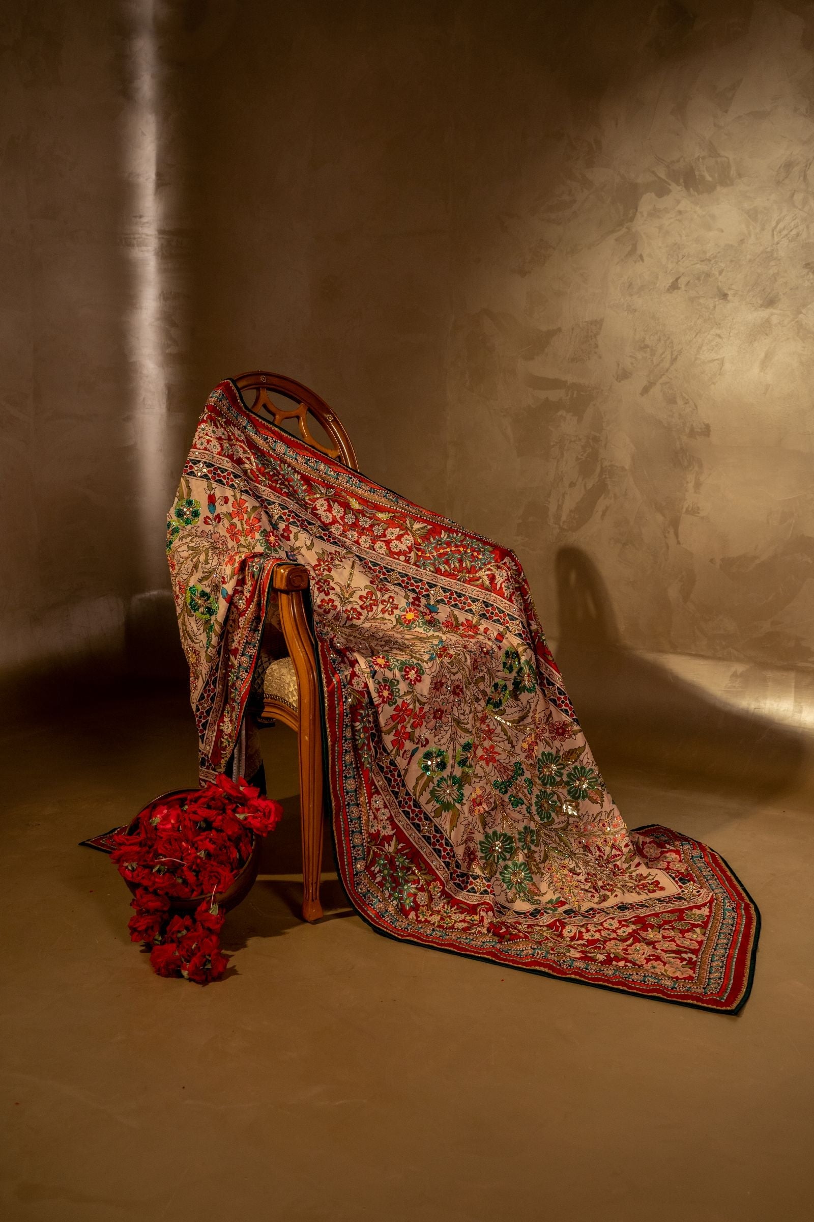 Ibtida Shawl - Handcrafted Raw Silk Shawl by Vashah - Shopping Karado