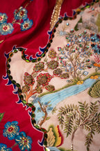 Buy ROSE OF THE MOON Online - Vashah Handcrafted Shawl - Shopping Karado