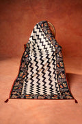 THE ROYAL SHADOW - Handcrafted Raw Silk Shawl by Vashah - Shopping Karado