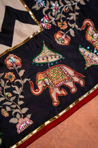 THE ROYAL SHADOW - Red Embroidered Luxury Shawl - Buy Online Pakistan