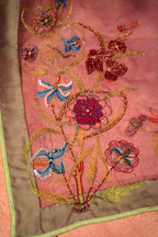 AMETHYST BLOOM - Purple Embroidered Luxury Shawl - Buy Online Pakistan