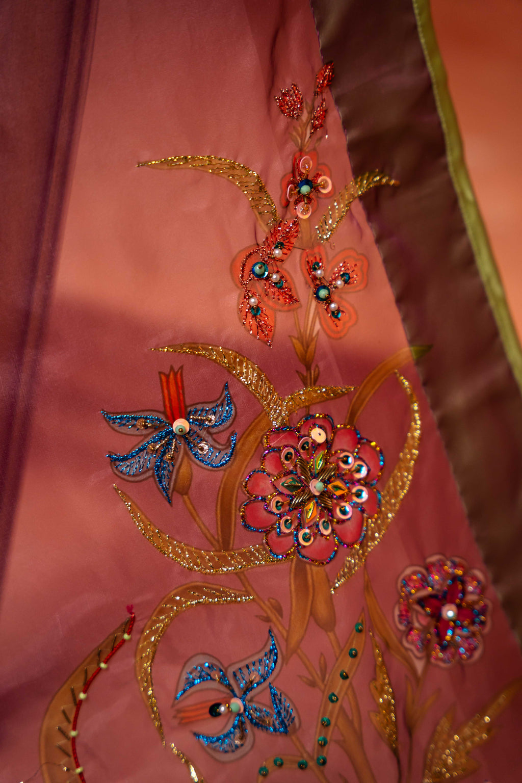 Buy AMETHYST BLOOM Online - Vashah Handcrafted Shawl - Shopping Karado