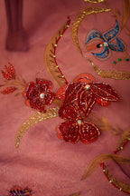 AMETHYST BLOOM - Purple Embroidered Luxury Shawl - Buy Online Pakistan