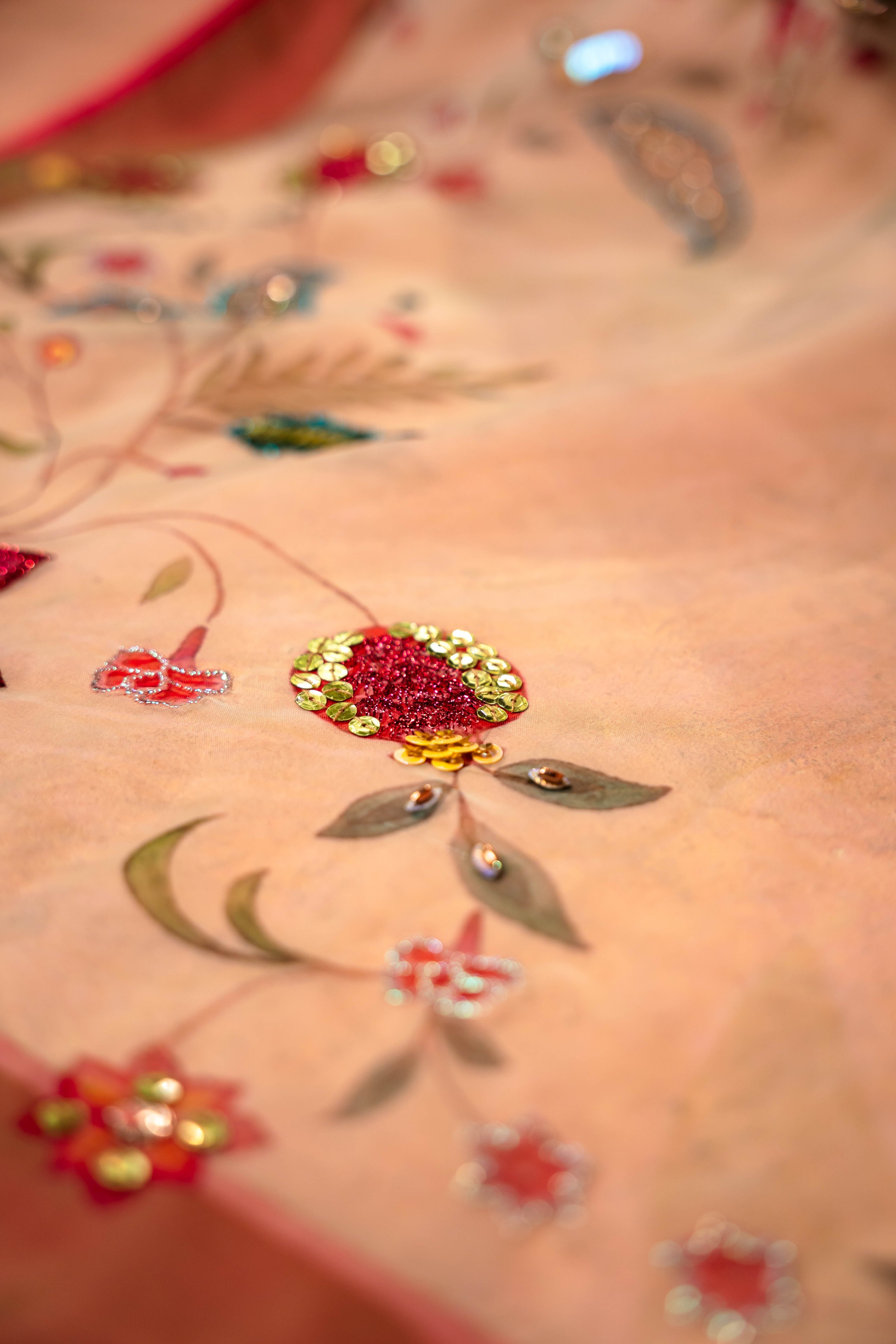 FIRST LIGHT - Green Embroidered Luxury Shawl - Buy Online Pakistan