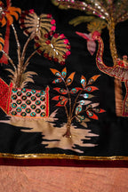 THE EMPEROR’S MARK Detail View - Luxury Pakistani Shawl - shoppingkarado.com