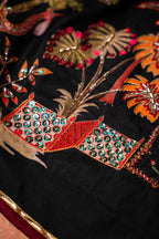 THE EMPEROR’S MARK - Handcrafted Raw Silk Shawl by Vashah - Shopping Karado