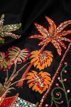 THE EMPEROR’S MARK - Red Embroidered Luxury Shawl - Buy Online Pakistan