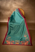 Jabee'n Dupatta - Handcrafted Raw Silk Shawl by Vashah - Shopping Karado