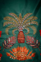 Jabee'n Dupatta Detail View - Luxury Pakistani Shawl - shoppingkarado.com
