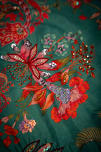 Jabee'n Dupatta - Handcrafted Raw Silk Shawl by Vashah - Shopping Karado