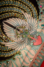 Chinaar Dupatta - Handcrafted Raw Silk Shawl by Vashah - Shopping Karado