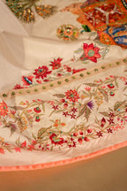 Lahore Fort Detail View - Luxury Pakistani Shawl - shoppingkarado.com