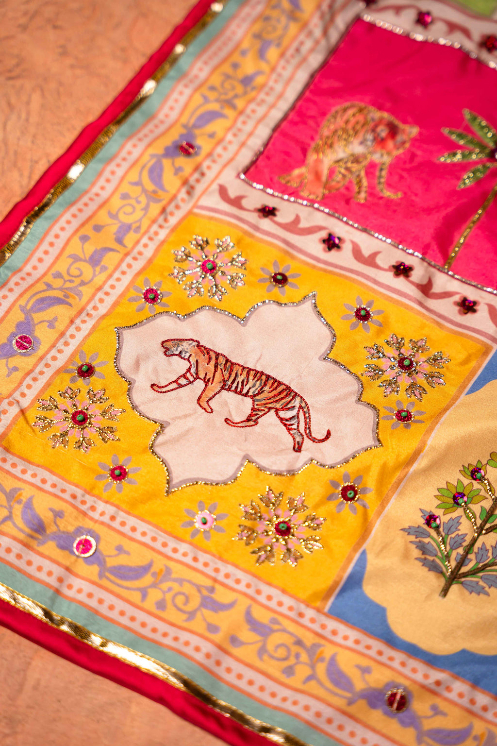 THE CHRONICLE - Red Embroidered Luxury Shawl - Buy Online Pakistan
