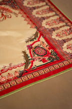 Qurbat-Shawl - White Embroidered Luxury Shawl - Buy Online Pakistan