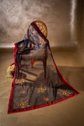 Saraab Shawl - Handcrafted Organza Shawl by Vashah - Shopping Karado