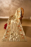 Silver Anaari - Shawl - Handcrafted Luxury Fabric Shawl by Vashah - Shopping Karado