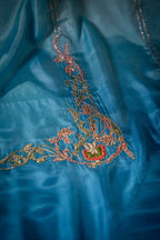 Aab-e-Barf Detail View - Luxury Pakistani Shawl - shoppingkarado.com