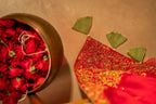 Pink Shehnai - Dupatta Detail View - Luxury Pakistani Shawl - shoppingkarado.com