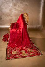 Gul-e-Rani Detail View - Luxury Pakistani Shawl - shoppingkarado.com