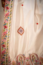 Kashmiri - Handcrafted Raw Silk Shawl by Vashah - Shopping Karado