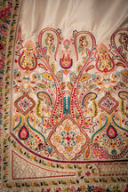 Kashmiri - Red Embroidered Luxury Shawl - Buy Online Pakistan