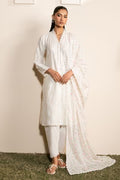 IVORY GLINT- 3PC EMBROIDERED LAWN SUIT