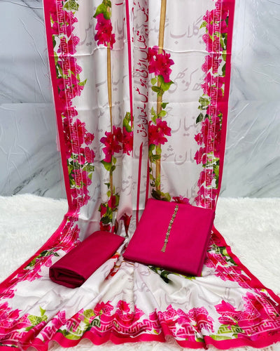 Gulaab Kataan SIlk Suit